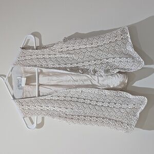 Vintage White Lace Vest